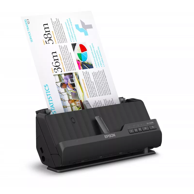 Epson ES-C320W ADF + documentinvoerscanner 600 x 600 DPI A4 zwart