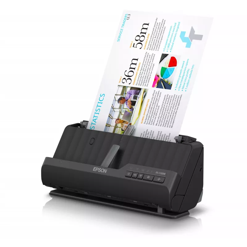 Epson ES-C320W ADF + documentinvoerscanner 600 x 600 DPI A4 zwart
