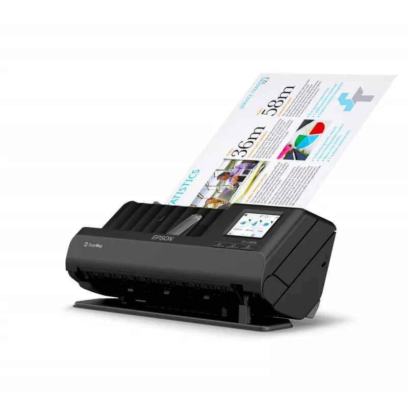 Epson ES-C380W ADF + documentinvoerscanner 600 x 600 DPI A4 zwart