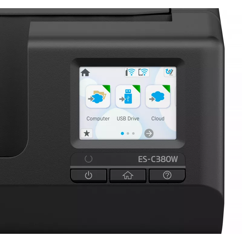 Epson ES-C380W ADF + documentinvoerscanner 600 x 600 DPI A4 zwart