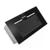 Inbouwafzuigkap CANDY CPY5MBG, 520 mm, 298 m³/h, zwart glas, afvoer/recirculatie