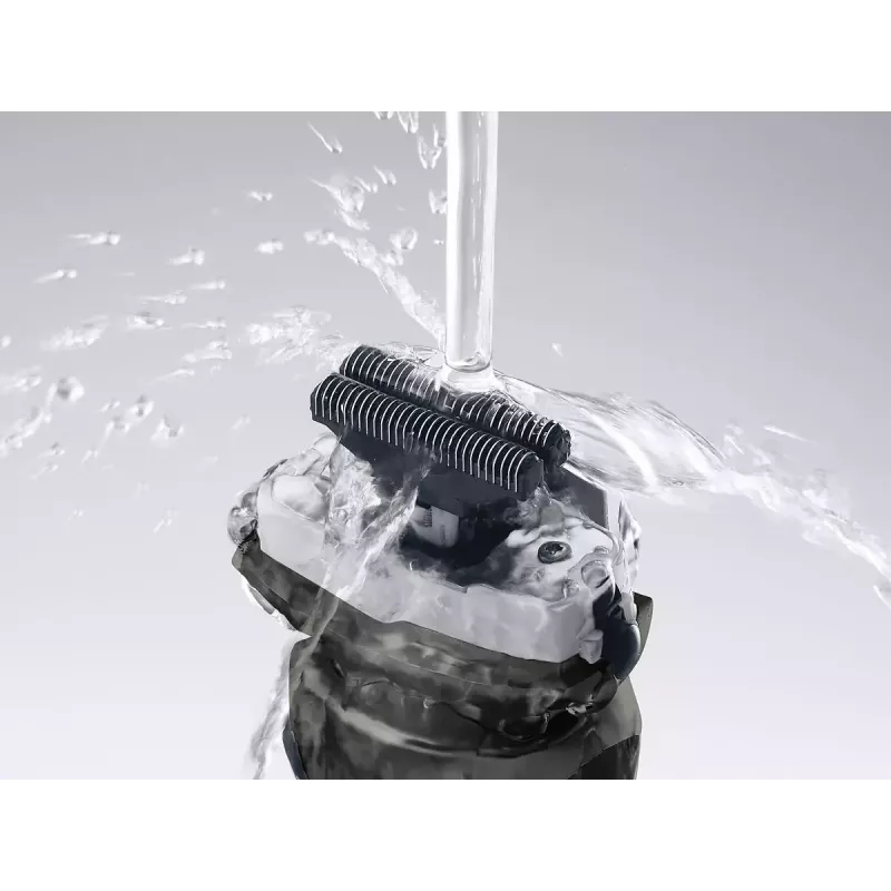 Panasonic ES-RW33 elektrisch foliescheerapparaat, nat en droog, draadloos, uitklapbare trimmer, 30 min gebruiksduur, zwart/zilver