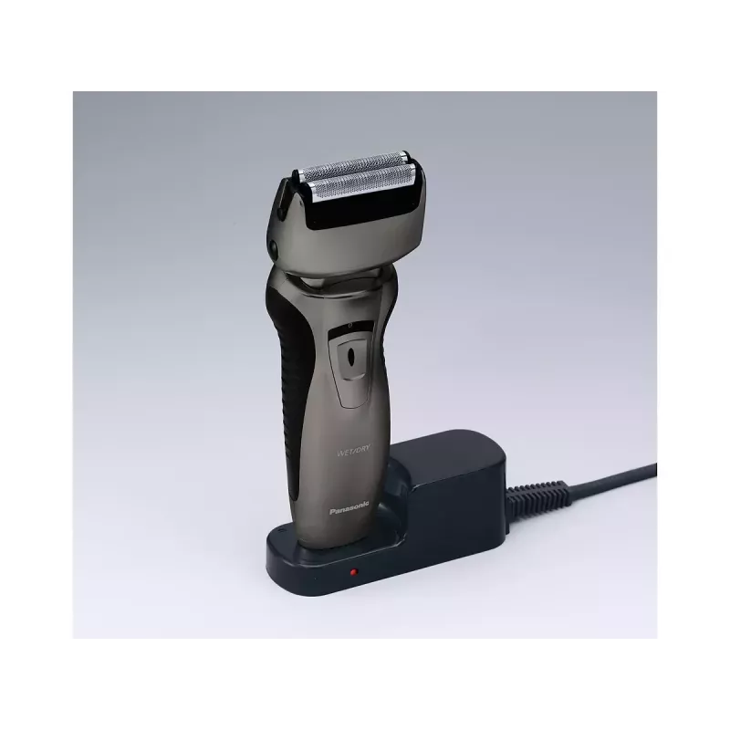Panasonic ES-RW33 elektrisch foliescheerapparaat, nat en droog, draadloos, uitklapbare trimmer, 30 min gebruiksduur, zwart/zilver