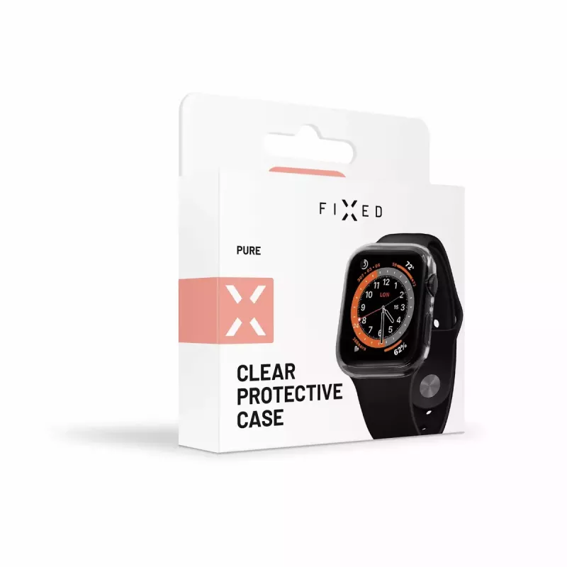 FIXED beschermfolie voor Apple Watch 45mm Series 8 – polycarbonaat helder volledige schermbedekking
