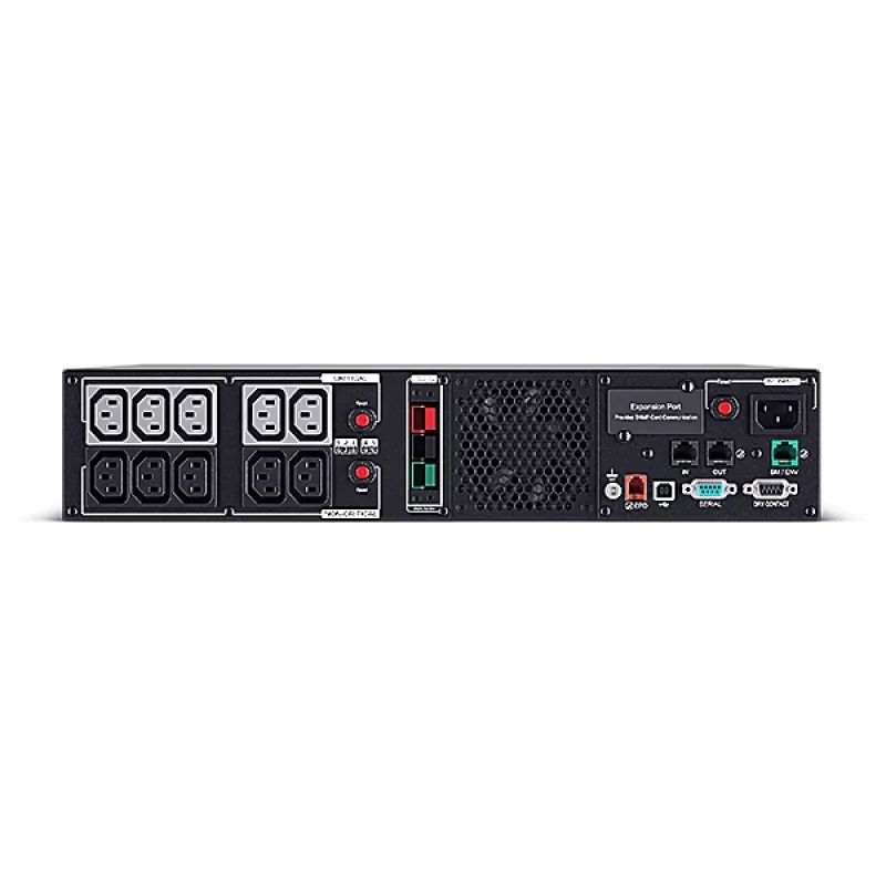 CyberPower PR1500ERTXL2U Professional Rack/Tower XL Line-Interactive UPS, 1500 VA / 1500 W, 2U, zuivere sinusgolf, 10x IEC C13-uitgangen