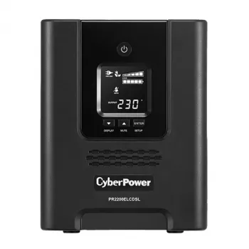CyberPower PR2200ELCDSL UPS (uninterruptible power supply) line-interactive 2,2 kVA 1980 W 9 AC-stopcontacten