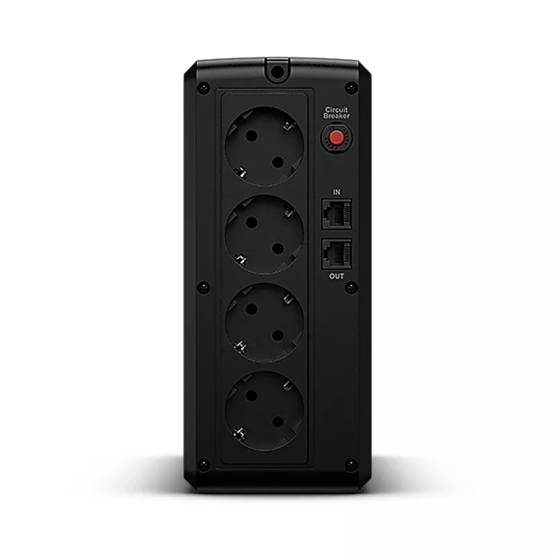 CyberPower UT1050EG line-interactive UPS, 1050 VA (1,05 kVA), 630 W, AVR, Schuko-stopcontacten, toren