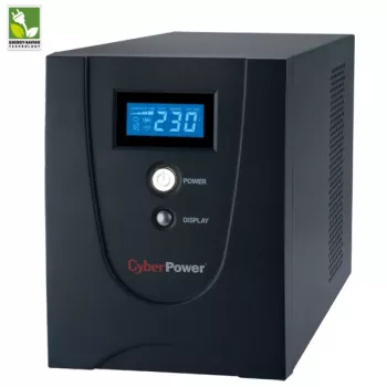 Uninterruptible Power Supply CYBERPOWER VALUE2200EILCD, 2,2 kVA (1320 W), 6 AC-uitgangen, AVR, LCD, tower, 230 V