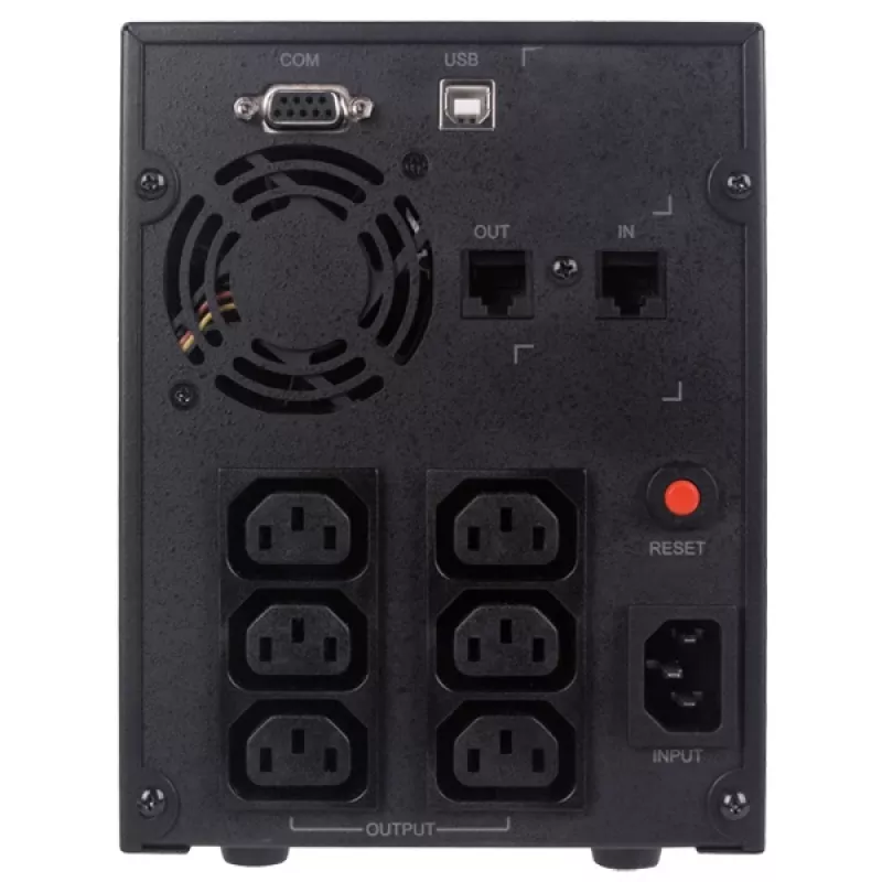 CyberPower Value2200EILCD line-interactive UPS, 2200 VA (2,2 kVA), 1320 W, 6x IEC C13, AVR, LCD, USB, toren, 230 V