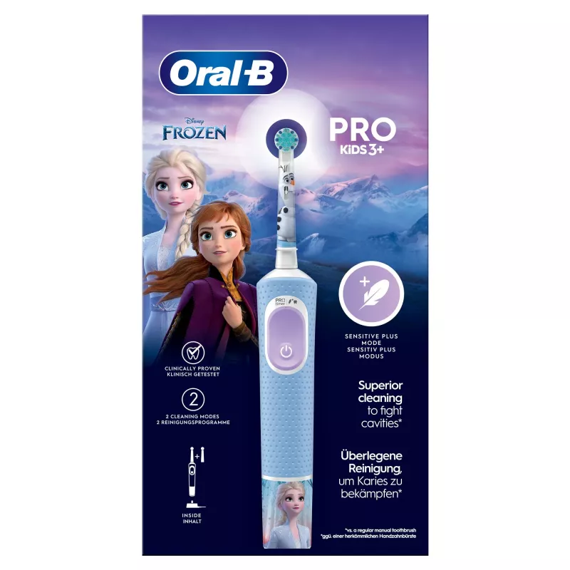 Oral-B Pro Kids kindertandenborstel met rotatie lichtblauw