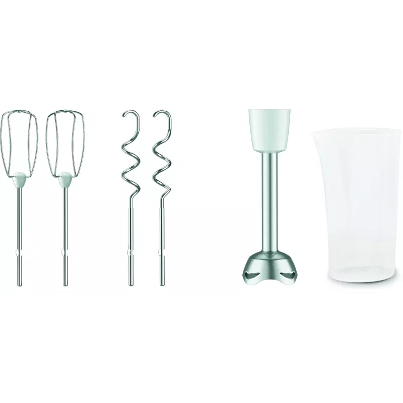 Handmixer Tefal Prep'Mix HT4621 — 500 W, 5 snelheden, metalen garde, wit