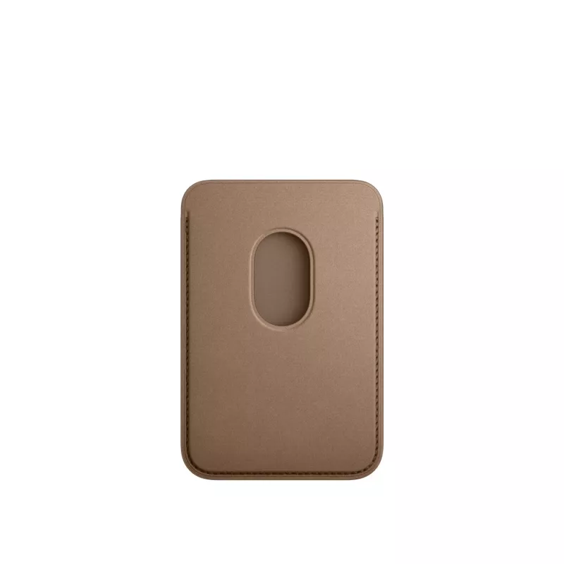 Apple FineWoven Wallet met MagSafe taupe
