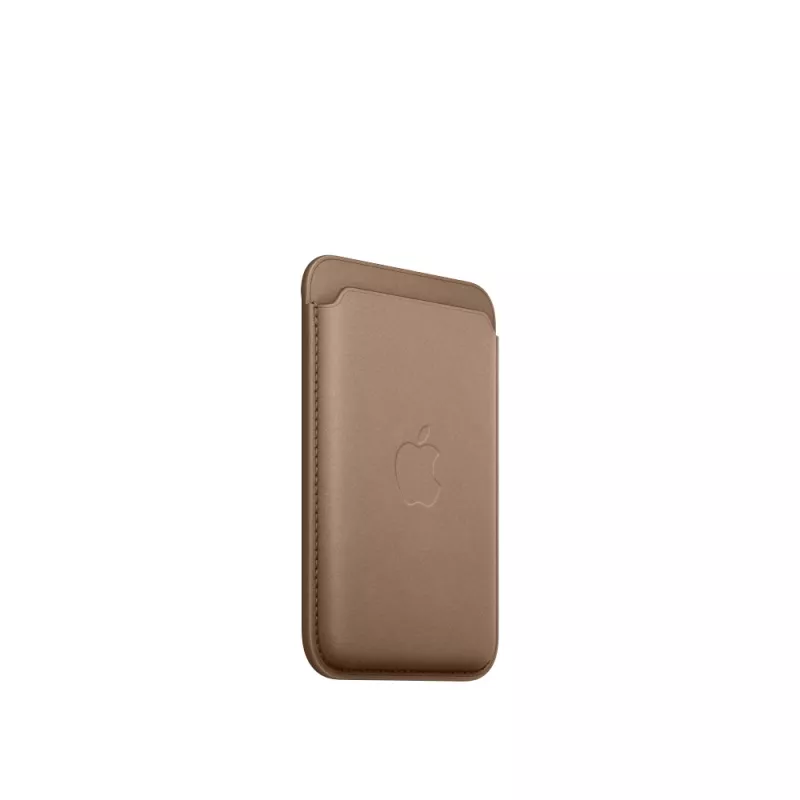 Apple FineWoven Wallet met MagSafe taupe
