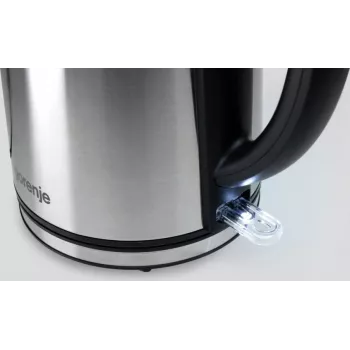 Gorenje K15DWS waterkoker 1,5 l 2200 W zwart, roestvrij staal