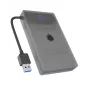ICY BOX IB-AC603b-U3 HDD/SSD-behuizing antraciet, zwart 2,5 inch