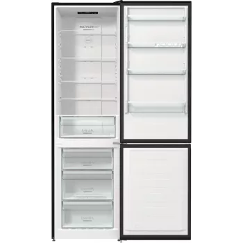 Gorenje NRK6202EBXL4 Koel-vriescombinatie Vrijstaand 331 L Zwart