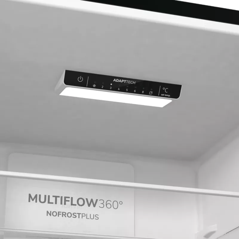 Gorenje NRK6202EBXL4 Koel-vriescombinatie Vrijstaand 331 L Zwart