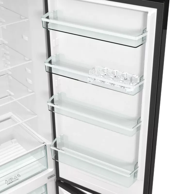 Gorenje NRK6202EBXL4 Koel-vriescombinatie Vrijstaand 331 L Zwart