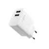 Oplader voor mobiele apparaten FIXED FIXC17N-2U-WH AC snelladen smartphone tablet Wit