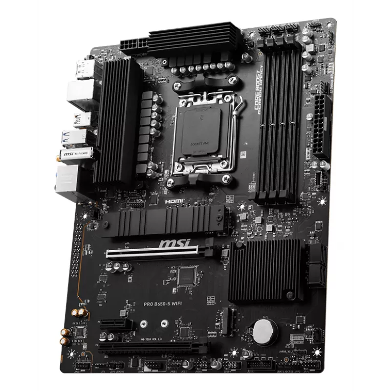 MSI PRO B650-S WIFI Moederbord AMD B650 Socket AM5 ATX