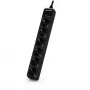 CyberPower Essential B0620SC0-DE stekkerdoos met overspanningsbeveiliging, zwart