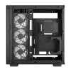 DeepCool CH780 Full Tower gamingbehuizing, E-ATX, zijpaneel met venster van gehard glas, zonder voeding, zwart