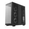 DeepCool CH780 Full Tower gamingbehuizing, E-ATX, zijpaneel met venster van gehard glas, zonder voeding, zwart