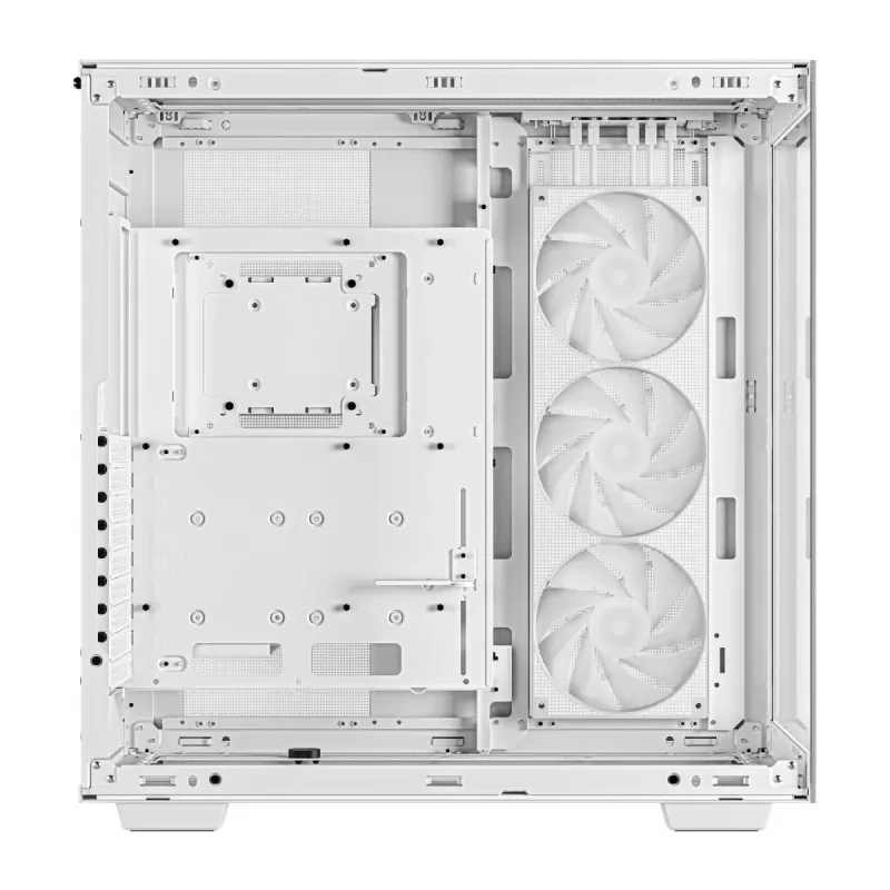 DeepCool CH780 WH Full Tower gamingbehuizing, E-ATX, zijpaneel met venster van gehard glas, zonder voeding, wit