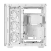 DeepCool CH780 WH Full Tower gamingbehuizing, E-ATX, zijpaneel met venster van gehard glas, zonder voeding, wit