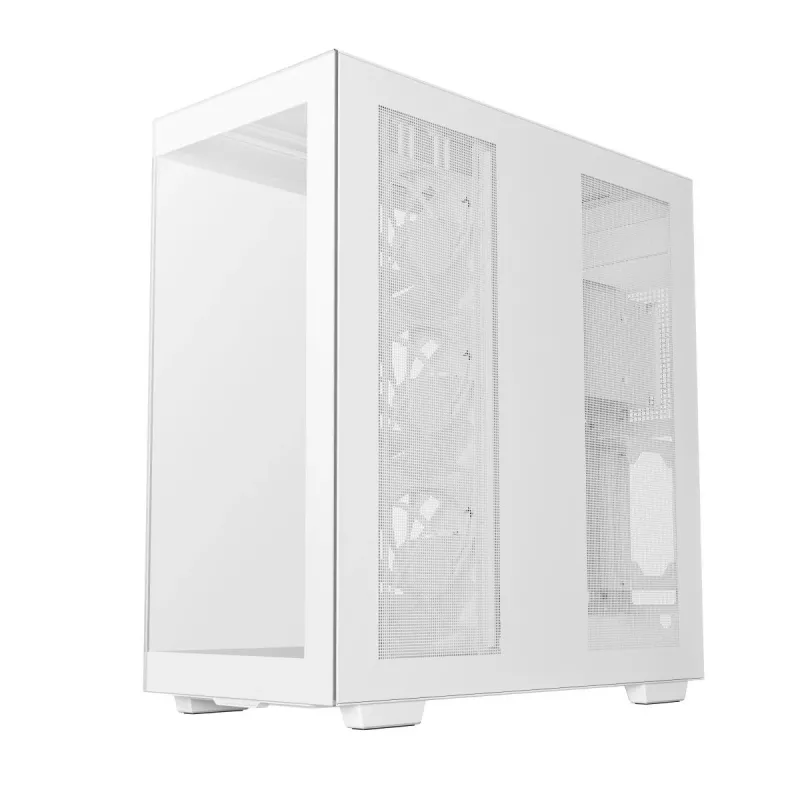 DeepCool CH780 WH Full Tower gamingbehuizing, E-ATX, zijpaneel met venster van gehard glas, zonder voeding, wit