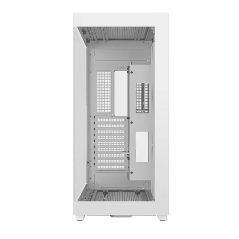DeepCool CH780 WH Full Tower gamingbehuizing, E-ATX, zijpaneel met venster van gehard glas, zonder voeding, wit