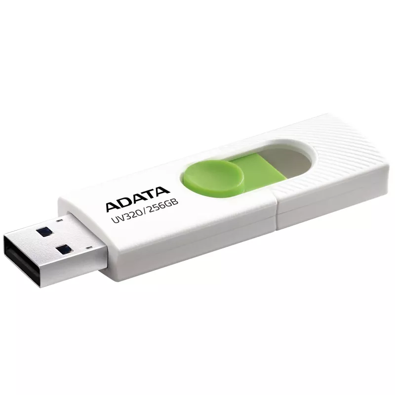 ADATA UV320 USB-stick 256 GB USB Type-A 3.2 Gen 1 (3.1 Gen 1) groen, wit