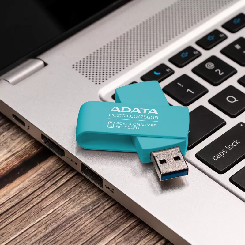 ADATA UC310 ECO USB-stick 256 GB USB Type-A 3.2 Gen 1 (3.1 Gen 1) groen