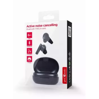 GEMBIRD draadloze TWS in-ear headset Malmo met ANC - stereo - Bluetooth - zwart