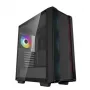 PC-behuizing DeepCool CC560 ARGB V2 midi-tower zwart — ATX/Micro-ATX/Mini-ITX, gehard glas, aRGB, ondersteunt tot 370 mm GPU
