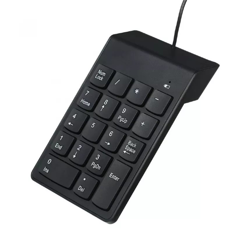 Numeriek toetsenblok GEMBIRD KPD-U-03 USB 18 toetsen scissorswitch, 1,45 m kabel, zwart