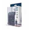 Numeriek toetsenblok GEMBIRD KPD-U-03 USB 18 toetsen scissorswitch, 1,45 m kabel, zwart