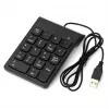 Numeriek toetsenblok GEMBIRD KPD-U-03 USB 18 toetsen scissorswitch, 1,45 m kabel, zwart