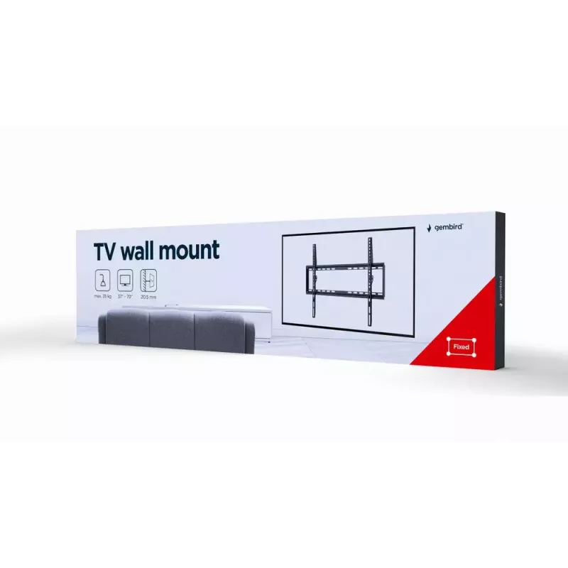 TV-steun Gembird WM-70F-03 zwart 70 inch 35 kg draagvermogen
