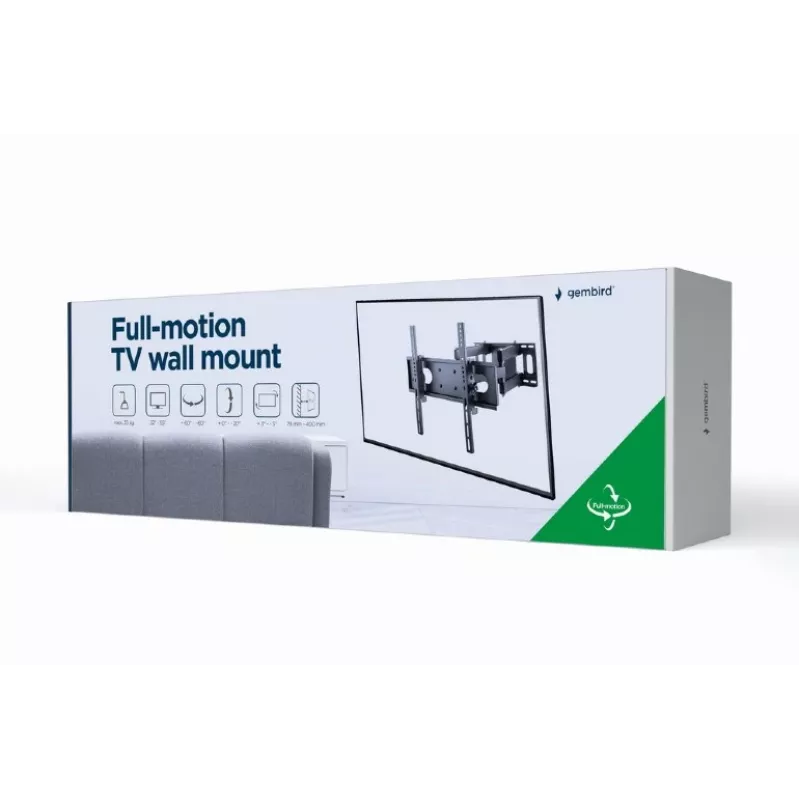 GEMBIRD TV-wandsteun (volledig beweegbaar), 32 inch – 55 inch