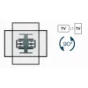 GEMBIRD roterende full-motion TV-wandsteun, 40 inch – 80 inch
