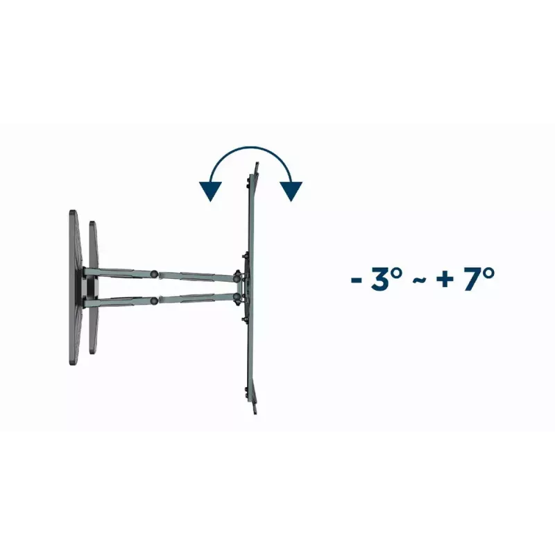 GEMBIRD roterende full-motion TV-wandsteun, 40 inch – 80 inch