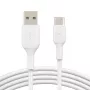 USB-kabel Belkin BoostCharge CAB001BT1MWH 1m USB A naar USB C Wit