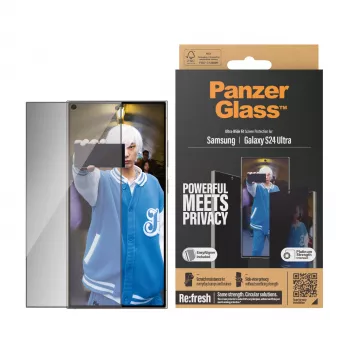 PanzerGlass ® Privacy Screen Protector Samsung Galaxy S24 Ultra | Ultra-Wide Fit met EasyAligner