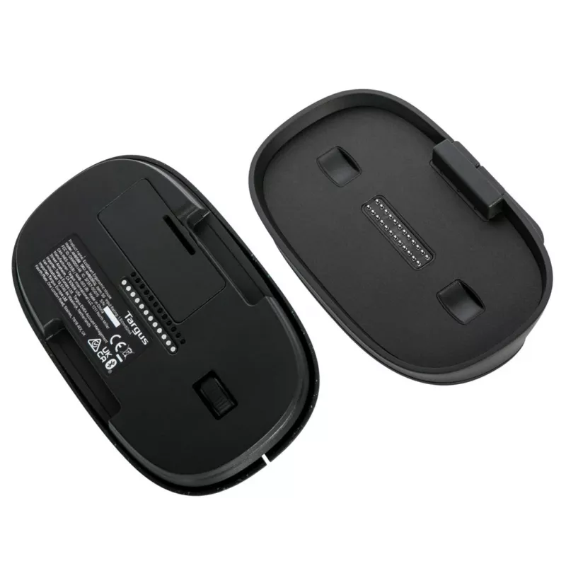 Targus ErgoFlip EcoSmart ergonomische tweehandige Bluetooth-muis AMB586GL, zwart