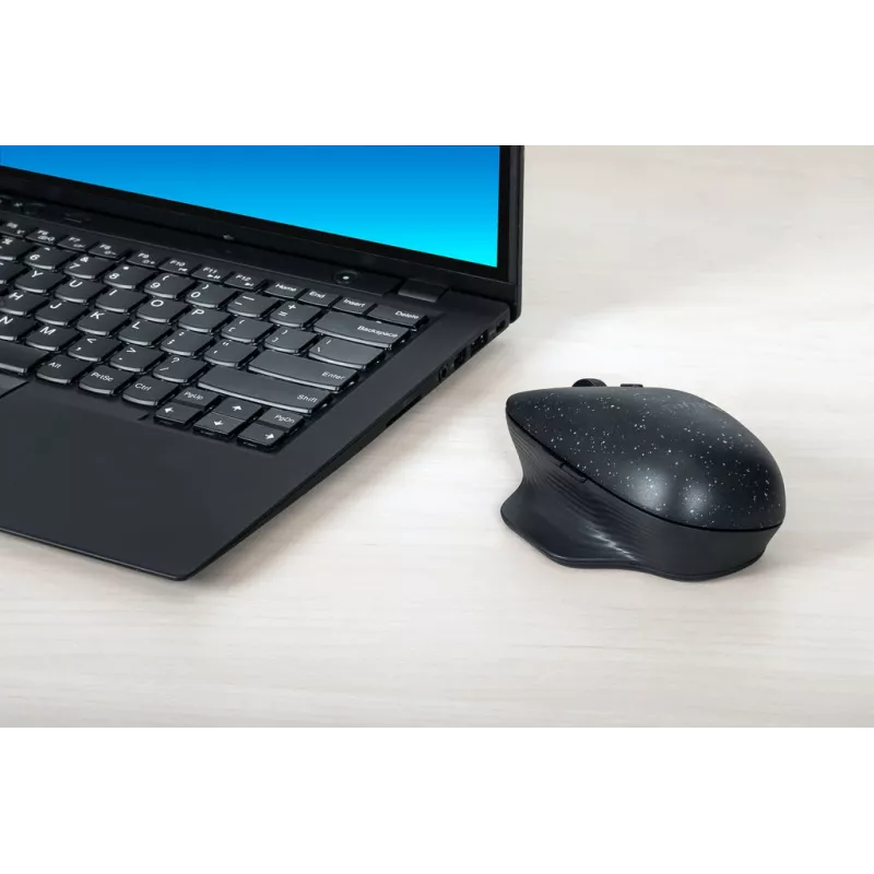 Targus ErgoFlip EcoSmart ergonomische tweehandige Bluetooth-muis AMB586GL, zwart