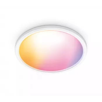 WiZ Superslim Ceiling 32 W, Slimme plafondlamp, Wi-Fi/Bluetooth, Wit, Wi-Fi 4 (802.11n), 802.11b, 802.11g, LED, Kunststof