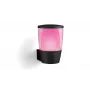 WiZ Elpas slimme wifi-buitenwandlamp, 8,5 W, 950 lm, Tunable White & Color 2700-5000 K, IP44, dimbaar, zwart