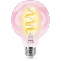 Philips Filament Clear 40 W G95 E27, Slimme lamp, Wi-Fi/Bluetooth, Transparant, Wi-Fi 4 (802.11n), 802.11b, 802.11g, LED, E27