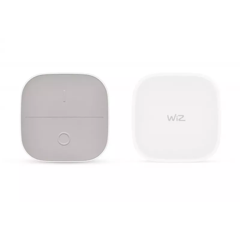 WiZ Portable Button 929003501301 afstandsbediening voor slimme verlichting, op batterij, 6,0 x 6,0 x 2,5 cm